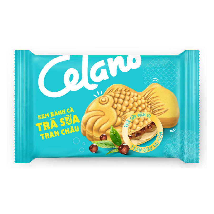 Kem Celi bánh cá sữa trân châu 100ml (70g)