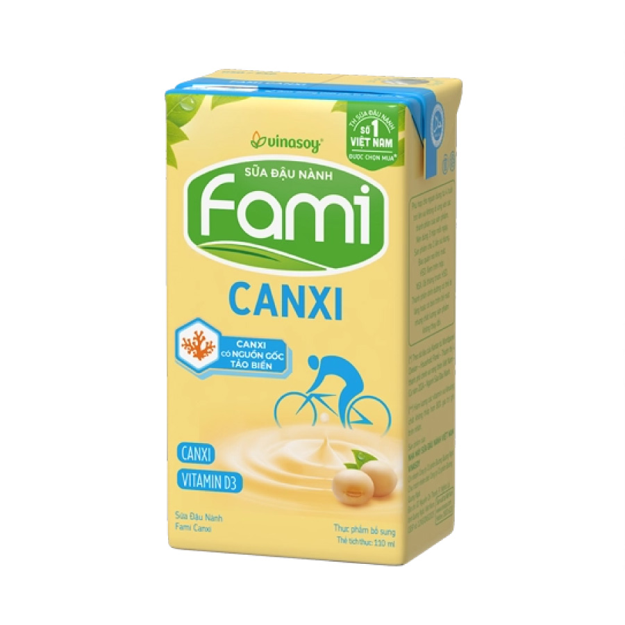 Sữa đậu nành Fami Canxi 110ml
