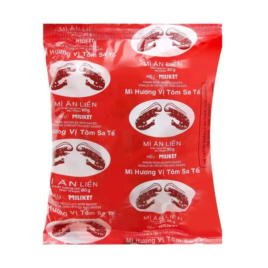 Mì kiếng vị tôm sa tế 80g